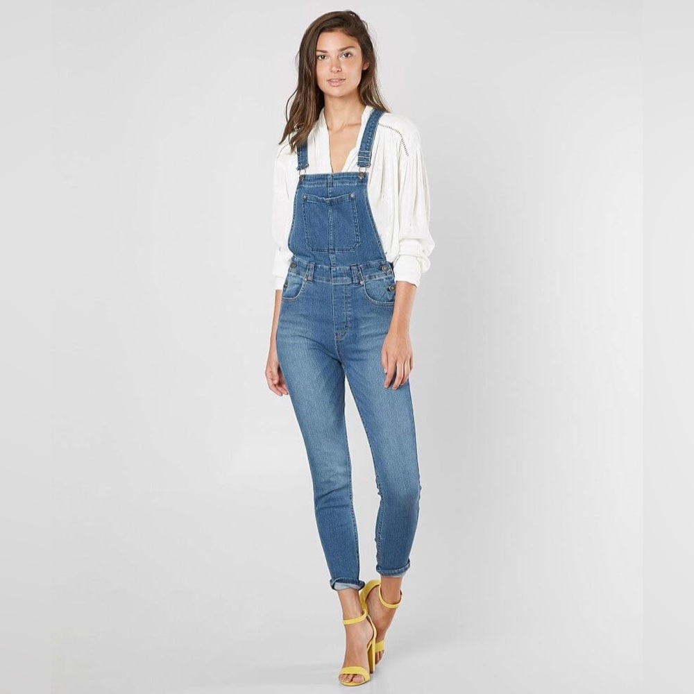 We The Free Skinny Denim Overalls